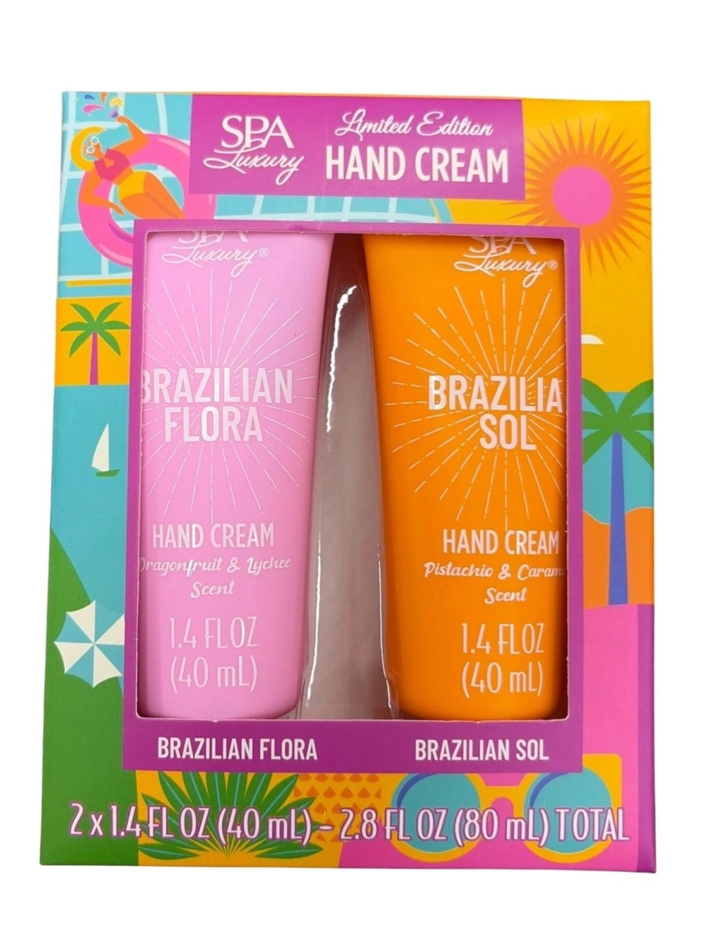 SPA Luxury Brazilian Flora & Sol Hand Cream Gift Set
Limited Edition NWT sealed